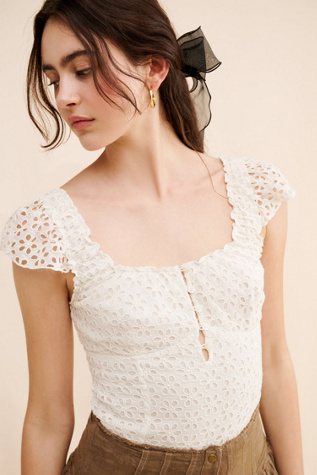 Alma Eyelet Top | Free People