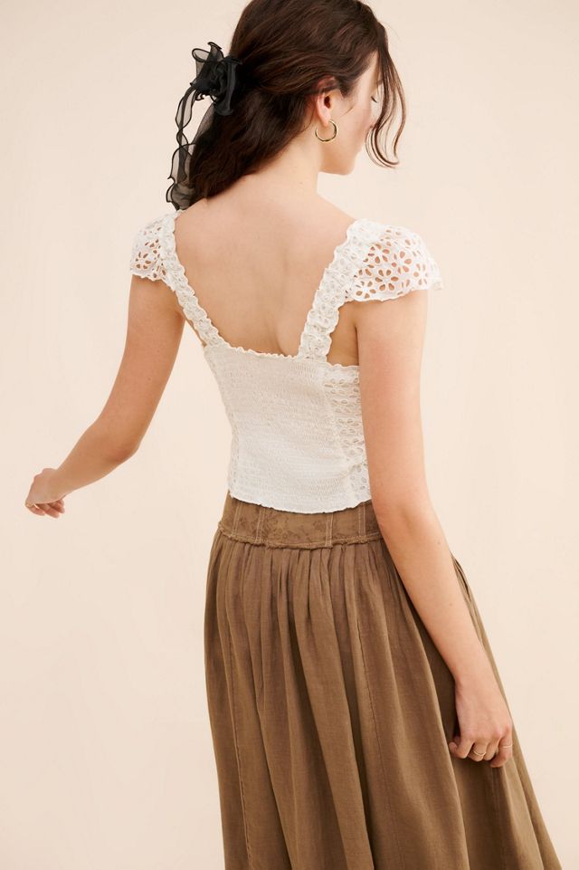 Alma Eyelet Top #1