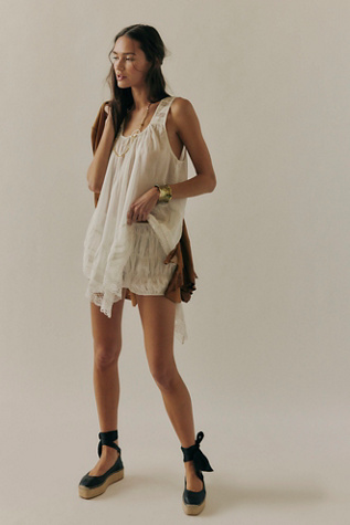 Tunique Coretta par Free People en Ivoire Clair, pour femme