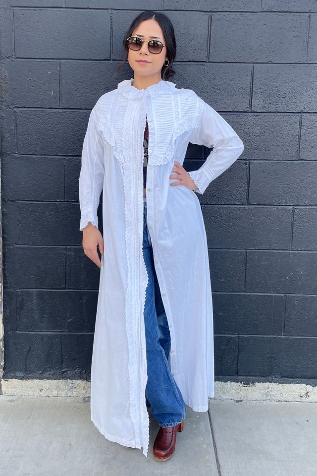 Vintage Edwardian Duster Night Shirt Selected by FernMercantile #2