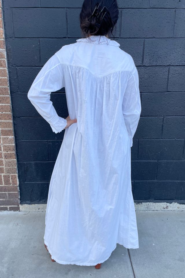 Vintage Edwardian Duster Night Shirt Selected by FernMercantile #3
