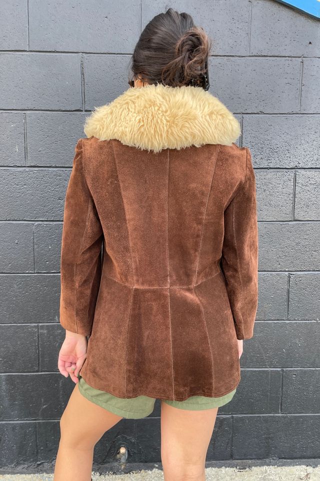 Vintage 1970's Brown Suede Penny Lane Jacket Selected by FernMercantile #3