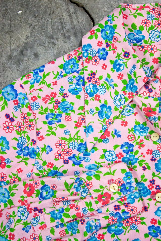 Vintage 70s Mihitabel Floral Button Up Shirt Selected by Black Shag Vintage #2