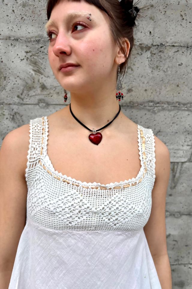 Vintage Edwardian Lace Handkerchief Top Selected by Nomad Vintage #1