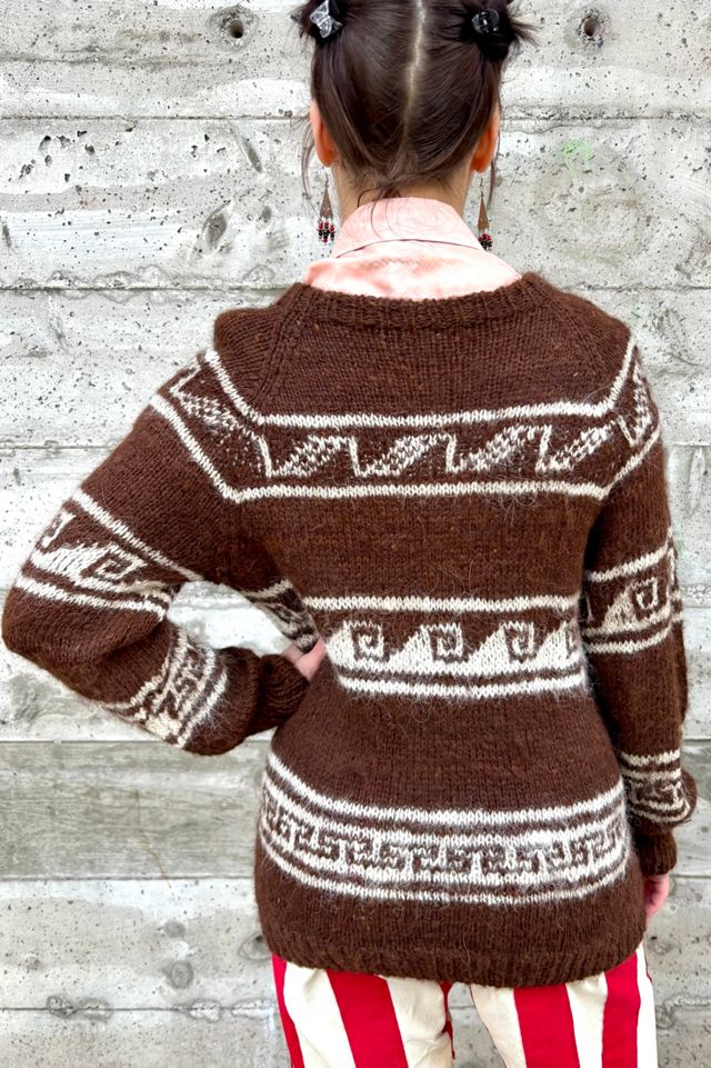Vintage 1970s Peruvian Alpaca Wool  Sweater Selected by Nomad Vintage #2