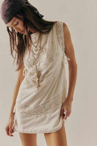 Winifred Mini Dress by Free People in White, Size: S