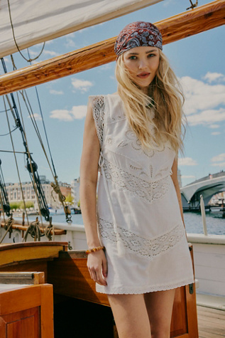 Winifred Mini Dress by Free People in White, Size: S