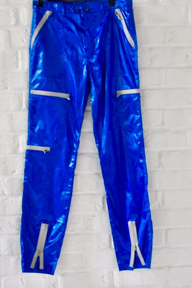 Vintage 1990’s Zippered Vinyl Pants Designed by Countdown Selected by Nomad Vintage #1