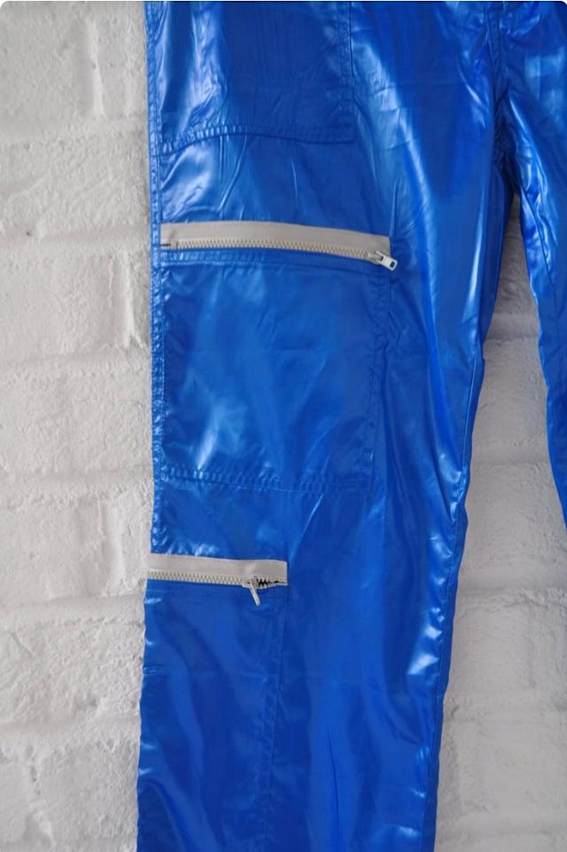 Vintage 1990’s Zippered Vinyl Pants Designed by Countdown Selected by Nomad Vintage #2