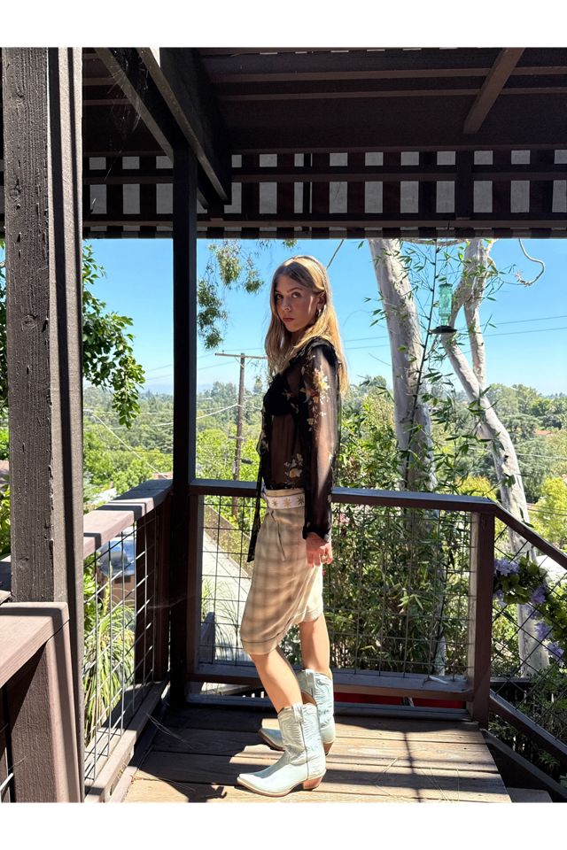 Vintage 1990s Plaid Wool Crepe Shorts Suit Selected by Personal Choice #2