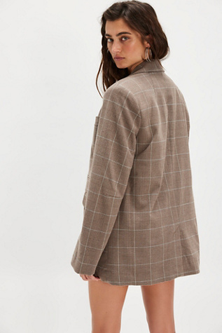 Paper Cut Pinstripe Blazer