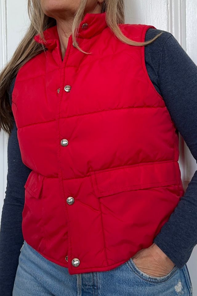 Vintage Red Woolrich Puffer Vest Selected by KA.TL.AK #2
