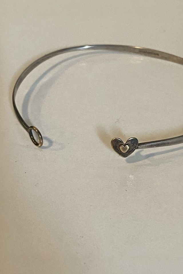 Vintage 80s Sterling & 14k Heart Bracelet Selected by BusyLady Baca & The Goods #2