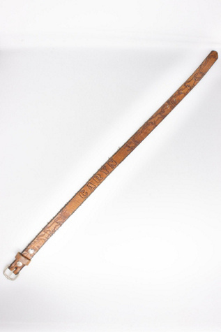 Женский ремень Black Shag Vintage "Caryn" Brown Leather Belt Selected, цвет: Коричневый — фото 2