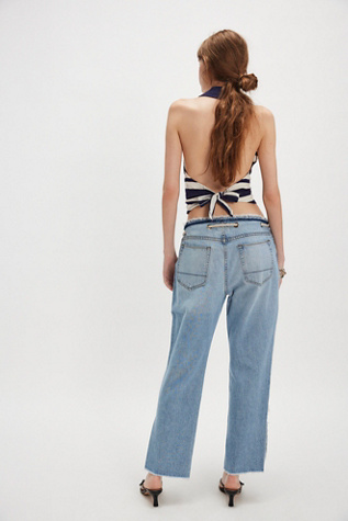 NSF Penny Relaxed Tie-Waist Jeans