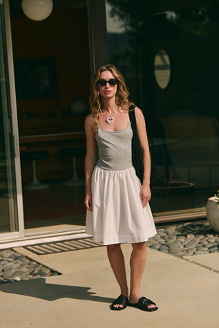 Robe Mi-Longue Sweet Life par free-est en Combo Gris Chiné, pour femme chez Free People