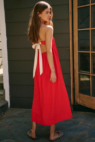 Halo Babydoll Midi Dress