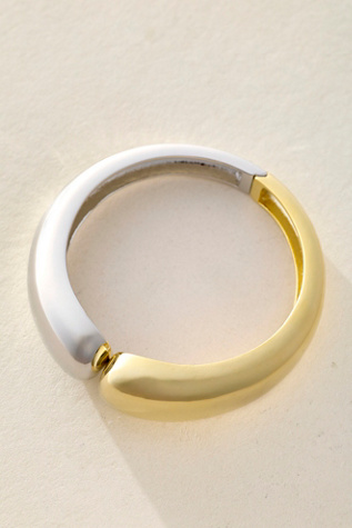 Joy Dravecky Tyra Bangle at Free People in Mixed Metal