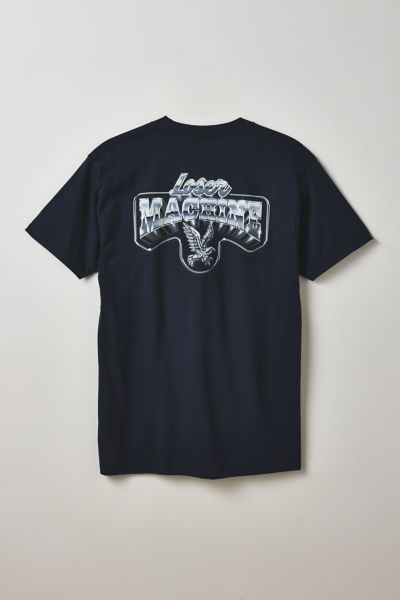 Loser Machine American Chrome Logo Graphic Tee