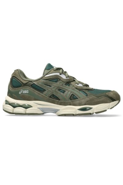 Asics Gel-nyc Sportstyle Sneakers In Grove/olive Canvas At Urban Outfitters In Green