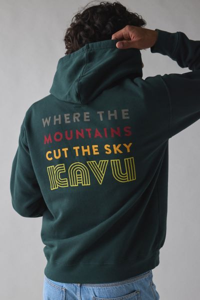 KAVU Core Graphic Hoodie Sweatshirt