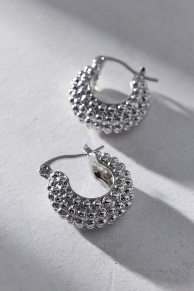 Textured Boho Hoop Earring