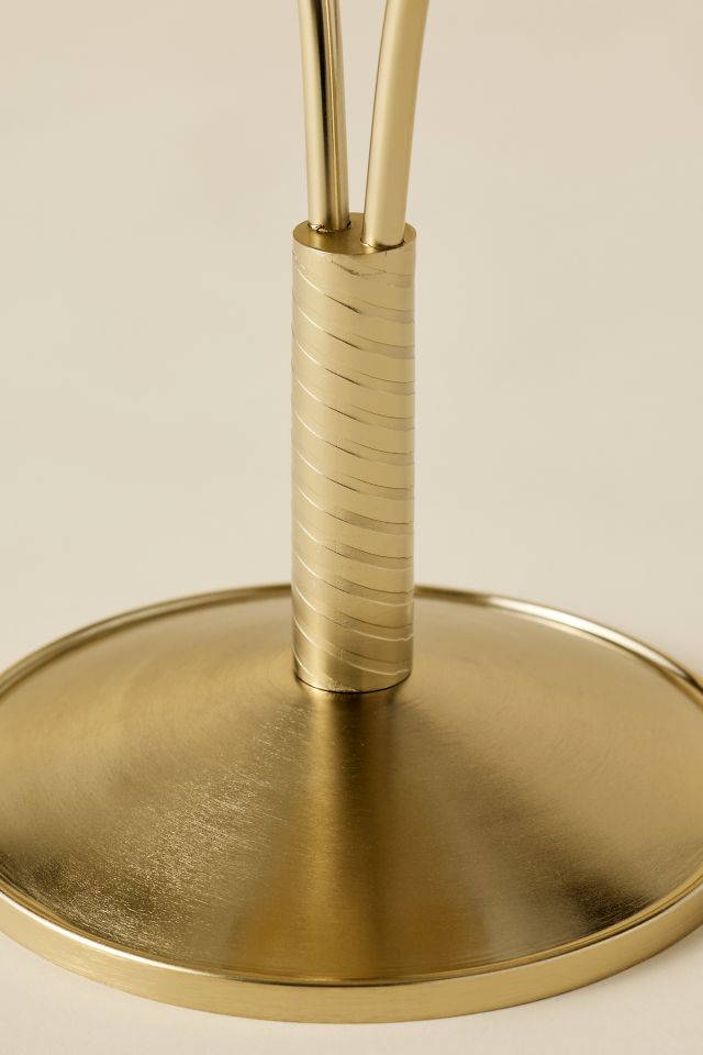Tennis Racket Sculptural Metal Side Table #3