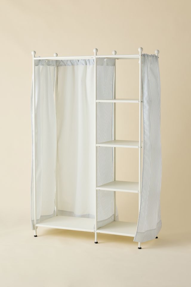 Celeste Freestanding Curtain Wardrobe #1
