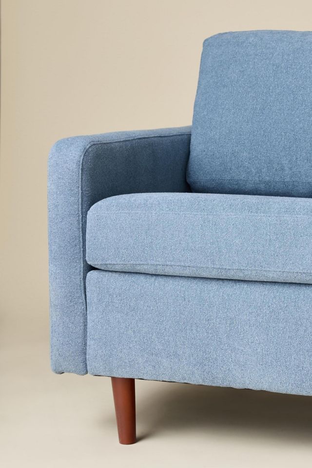Ovi Blue Upholstered 2-Seater Sofa