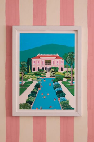 Helo Birdie Pink Palace Art Print