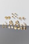 Summer Girl Pearl Post & Hoop Earring Set