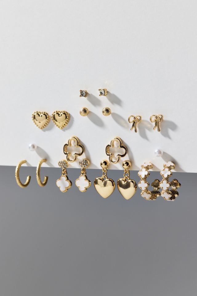 Ensemble de Boucles d'Oreilles et Clous Perle Summer Girl #1