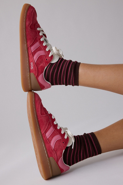 Urban Outfitters Coolway Goal Sneaker in Red Love, Women's