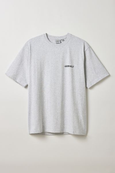 Gramicci Ice Axe Graphic Tee In Light Grey, Men's At Urban Outfitters In Gray
