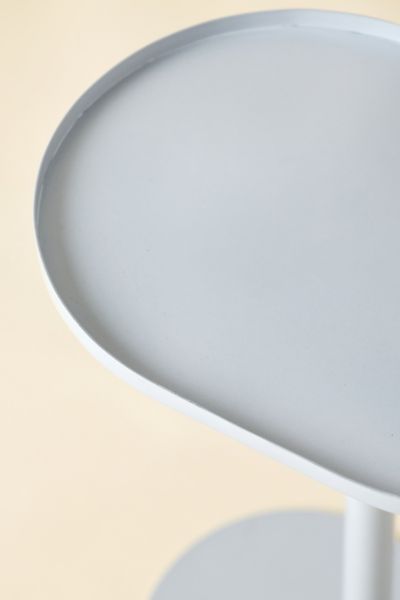 Oval Metal Side Table