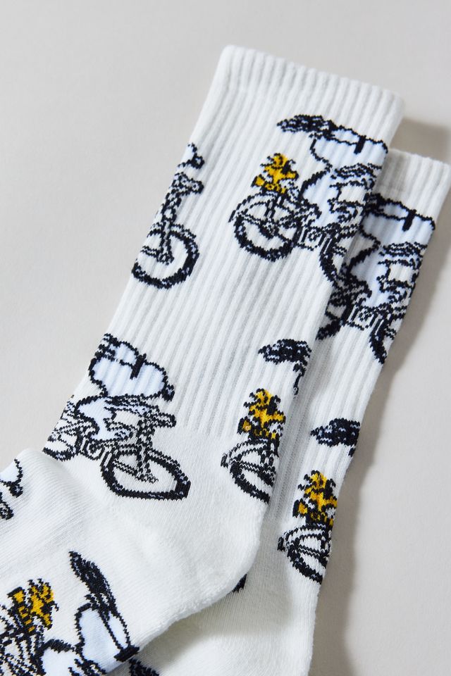 Peanuts Snoopy Bicycle Crew Socks #1