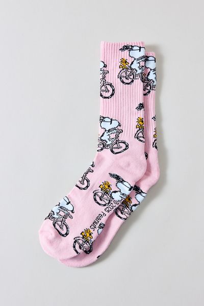Peanuts Snoopy Bicycle Crew Socks