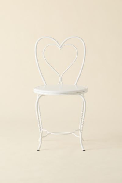 Celeste Heart Iron Dining Chair