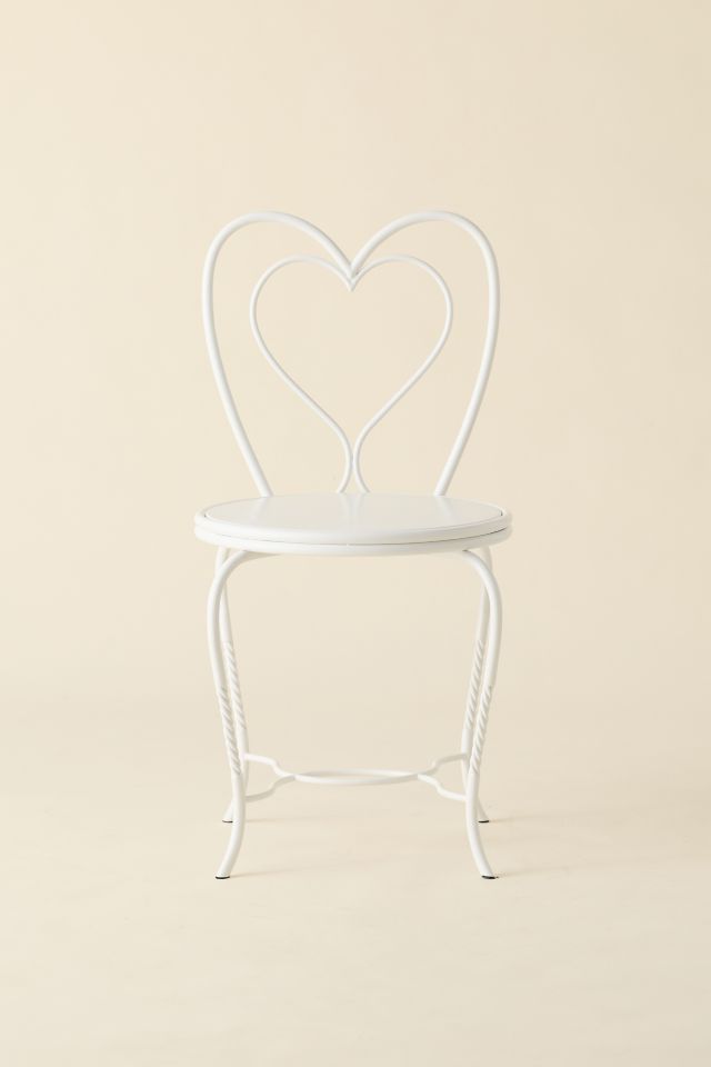 Celeste Heart Iron Dining Chair #1
