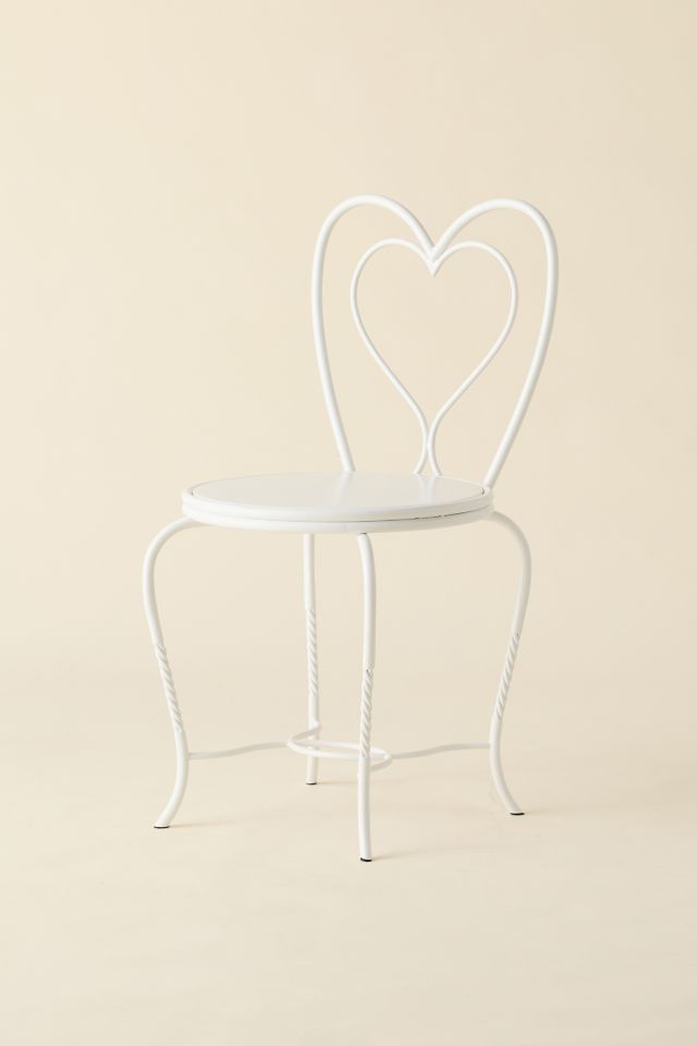 Celeste Heart Iron Dining Chair #2