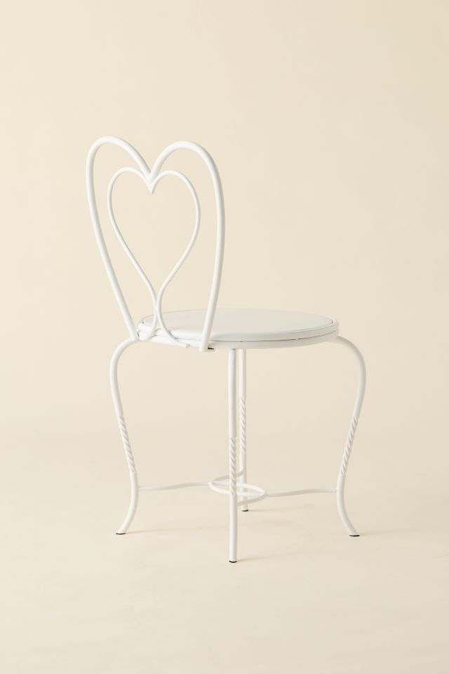 Celeste Heart Iron Dining Chair #3