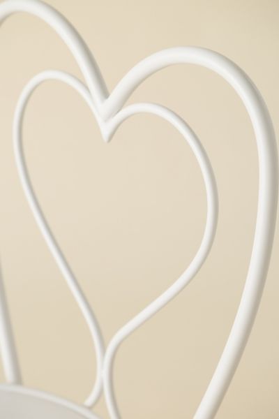 Celeste Heart Iron Dining Chair