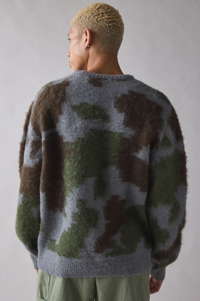 Gramicci Camo Pattern Crew Neck Sweater #1