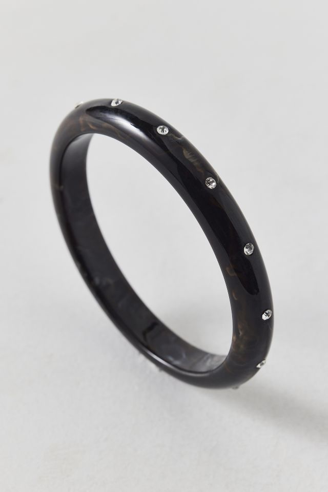 Rhinestone Studded Bangle Bracelet #2