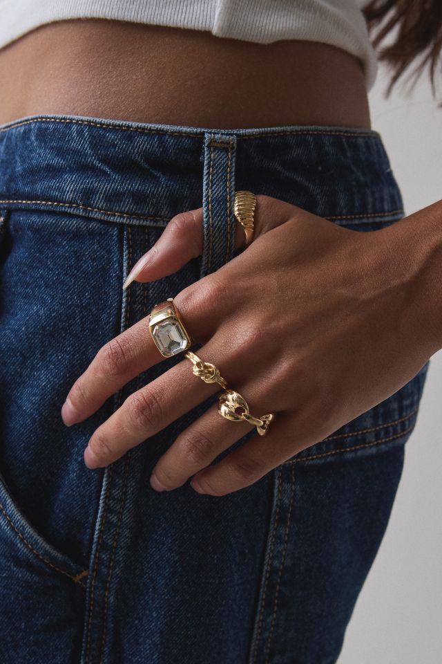 Charli Metal Mix And Match Ring Set #1