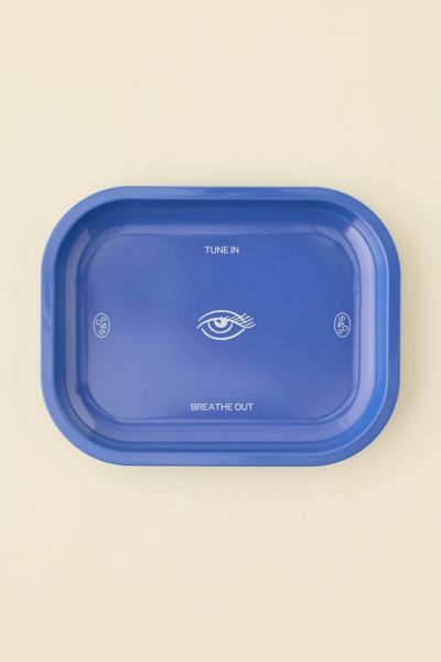Urban Outfitters Sackville & Co. Tin Icon Rolling Tray In Blue At  In Blue