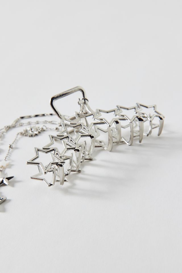 Multi-Star Charm Dangle Claw Clip #2