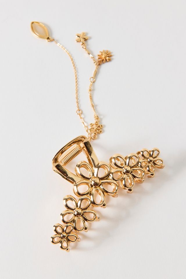 Multi-Star Charm Dangle Claw Clip #1