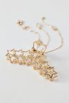 Multi-Star Charm Dangle Claw Clip