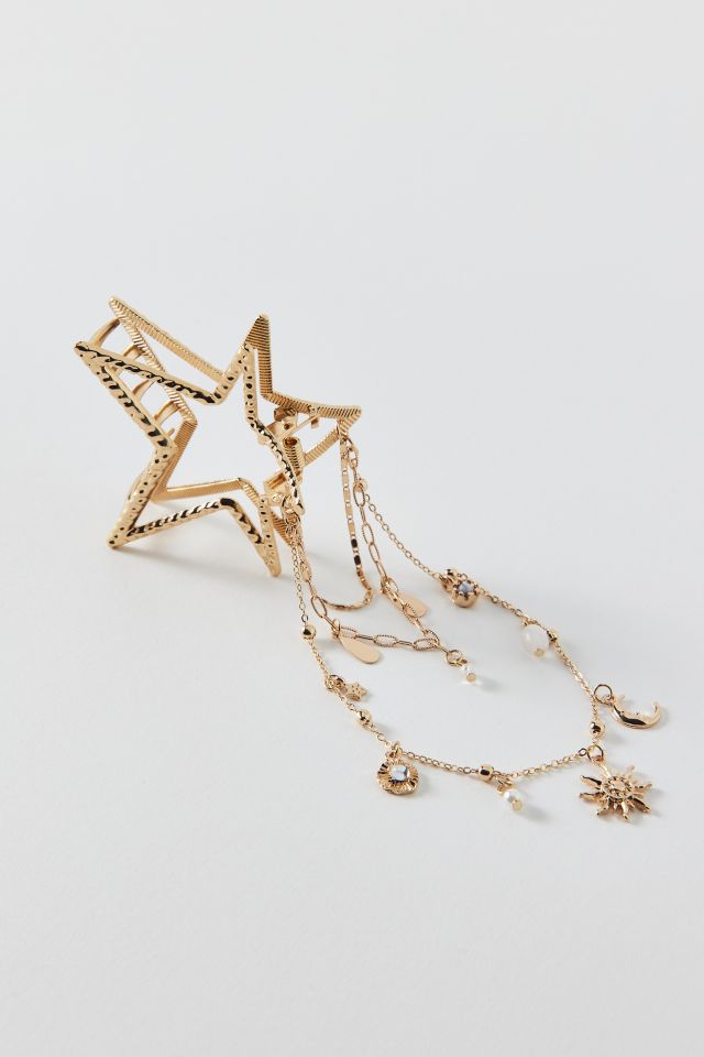 Star Charm Dangle Claw Clip #1